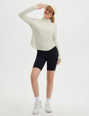 BALEAF Women's Sun Shirts UPF 50+ Half Zip Pullover Hiking Tops Lightweight Quick Dry UV Protection Hiking Fishing in Saudi Arabia