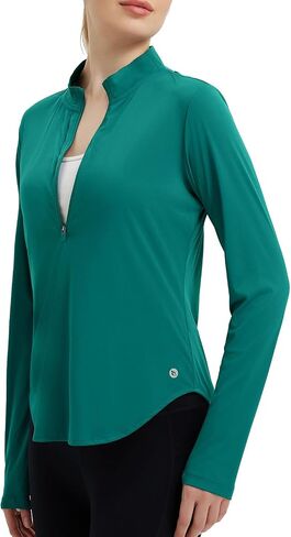 BALEAF Women's Sun Shirts UPF 50+ Half Zip Pullover Hiking Tops Lightweight Quick Dry UV Protection Hiking Fishing in Saudi Arabia