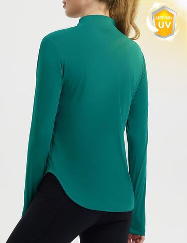 BALEAF Women's Sun Shirts UPF 50+ Half Zip Pullover Hiking Tops Lightweight Quick Dry UV Protection Hiking Fishing in Saudi Arabia