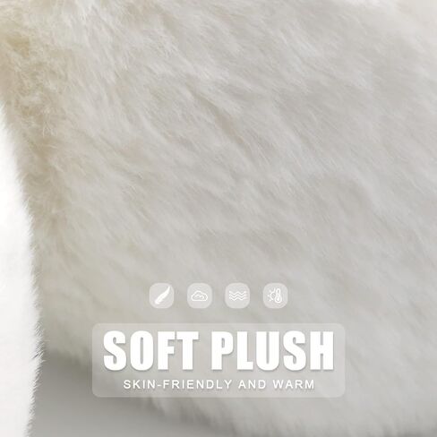 RAOEXI Winter Ear Muffs For Kids Warm Furry Knit Girls Earmuffs Boys Baby Plush Toddler Ear Warmers Outdoor Ear Covers in Saudi Arabia