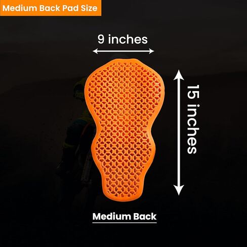 – CE 2 Approve Back Protective Pad, Level 2 Approved Back Protector, Back Armor Motorcycle Jacket Replacement Pad for Men & Women. in Saudi Arabia