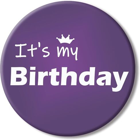 دبوس عيد ميلاد، إنه دبوس عيد ميلادي، دبوس عيد ميلاد فتاة، دبوس عيد ميلاد صبي، دبوس عيد ميلاد سعيد للنساء والرجال، زر عيد ميلاد للأولاد والبنات، دبوس شارة لمستلزمات زينة حفلات أعياد الميلاد in Kuwait