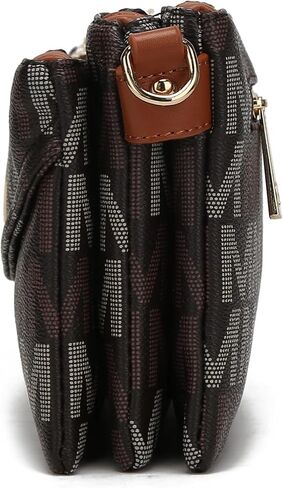 MKF Collection Crossbody Bag for Women Wristlet Strap, Vegan Leather Shoulder Bag Handbag Purse by Mia K in Saudi Arabia