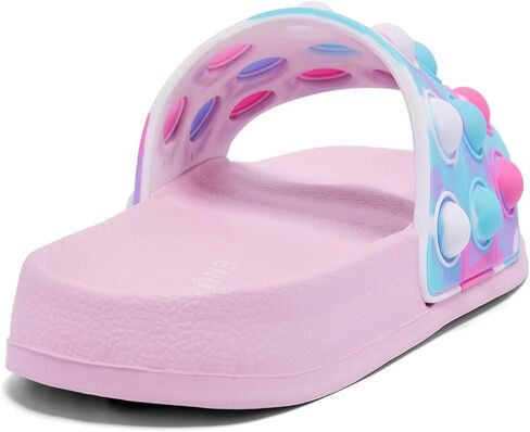 Engtoy Kid Boys Girls Slides Sandals For Kid Unisex Child Slippers Lightweight Non-slip Open Toe Comfy Shower Beach Funny Slide Sandals in Kuwait