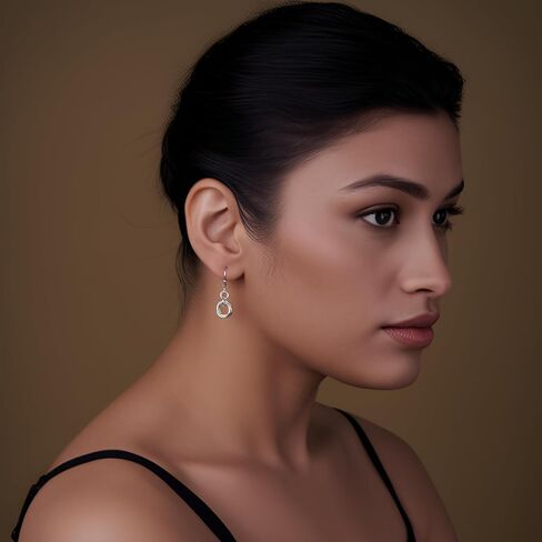 LeCalla Women's Drop & Dangle Earrings | 925 Sterling Silver Leverback Earrings | Lightweight Teardrop Lever Back Drop Dangle Earring for Women in Saudi Arabia