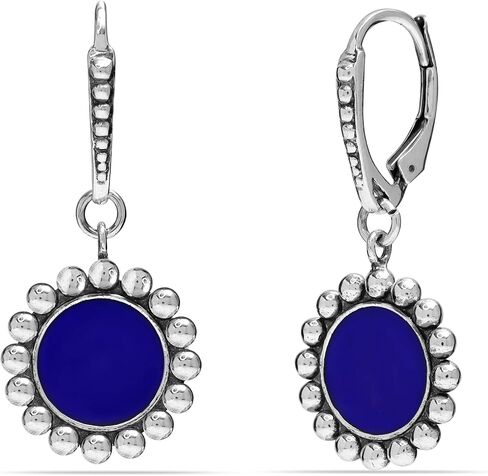 LeCalla Women's Drop & Dangle Earrings | 925 Sterling Silver Leverback Earrings | Lightweight Teardrop Lever Back Drop Dangle Earring for Women in Saudi Arabia