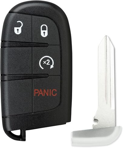 StandardAutoPart Replacement Keyless Entry Smart Key fob Compatible with Dodge Journey Durango M3N40821302 68066350AB M3N-40821302 (4 Button) in Saudi Arabia