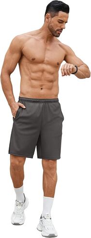 COOFANDY Men's Gym Workout Shorts 7 Inch Stretch Athletic Shorts Lightweight Running Training Short Pants with Pockets in Saudi Arabia