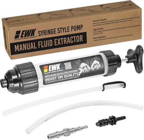 EWK 200cc مستخرج السوائل، مضخة الاستخلاص والتعبئة، حقنة تغيير الزيت مع خرطوم وأنبوب، حقنة زيت السيارات، جهاز تفريغ تغيير زيت السوائل in Saudi Arabia