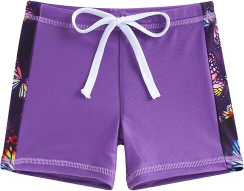 AIDEAONE Girls Rash Guard Swimsuit Short Sleeve Two Piece Bathing Suit Size 3-12T in Saudi Arabia
