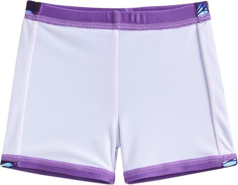AIDEAONE Girls Rash Guard Swimsuit Short Sleeve Two Piece Bathing Suit Size 3-12T in Saudi Arabia