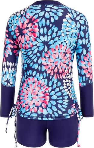GRACE KARIN Girls Swimsuit Long Sleeve Rashguard Set 2-Piece Bathing Suit 6-14Y in Saudi Arabia
