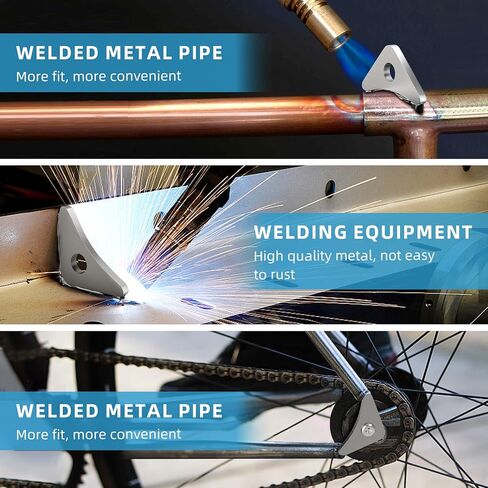 10 Pcs Steel Gusset with 1 Holes, Weld on Sway Control Tabs, Steel Reinforcement Tubing Gussets, 1 7/8" Tall Triangle Shock Mounts Basic Gussets- 1/8" Thick in Saudi Arabia