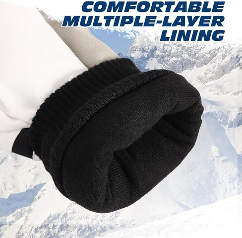 Trifabricy Winter Ski Gloves, Windproof Glove for Men & Women, Touchscreen Snow Gloves for Cold Weather, Thermal Warm Glove in Saudi Arabia