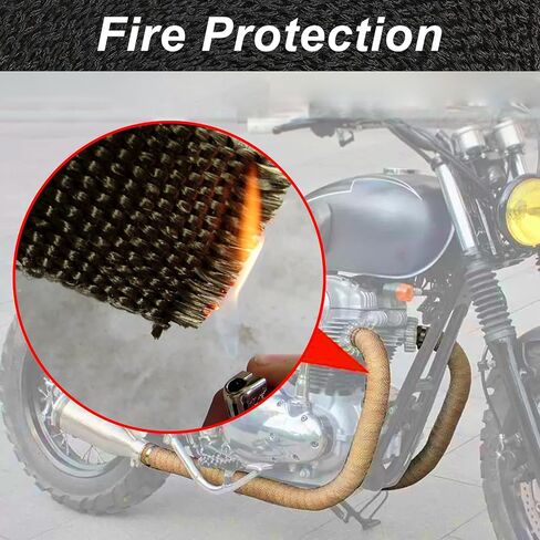 Blue Exhaust Wrap 2" x 200" (2 Rolls) - High Temp Fiberglass Header Wrap for Motorcycle, Car, Exhaust Pipes, Muffler & Header - Heat Resistant 2000°F, Easy Install & Durable (Blue, 2 Rolls) in Saudi Arabia