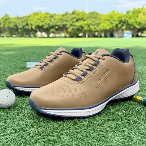 THESTRON Professional Men's Golf Shoes Lighweight Comfortable Spikeless Golf Sport Training Sneakers for Men in Kuwait