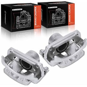 A-Premium 2 x Disc Brake Caliper Assembly with Brackets Compatible with Chevrolet Spark 2016-2022 - Front Driver and Passenger Side