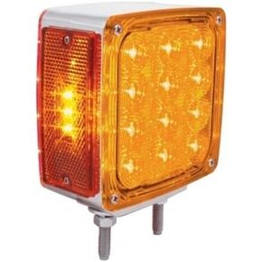 United Pacific 37115 - Turn Signal Light - 21 Led 2005+ Freightliner Century "Glo" Turn Signal Light - Amber Led/Clear L