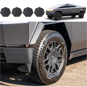 4PCS Wheel Hub Center Caps Compatible with Tesla Cybertruck 2024,Removable Easy to Install Kits Antirust