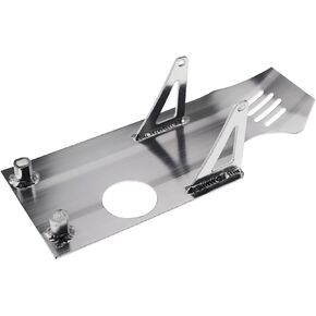 Aluminum Foot Start Engine Skid Plate for XR50 XR70 Lifan YX SSR110 125 Thumpstar Coolster Apollo Kymco GMX NXD Demonx TaoTaoDB17 50cc 70cc 90cc 110cc 125cc 140cc 150cc Pit Dirt Bike Silver