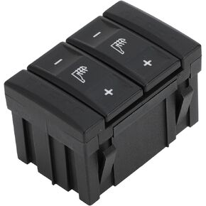 Seat Heating Button Control Switch No.6M2T19K314AC Car Adjust Recline Recliner Switch for Ford Galaxy MK 3 S-MAX 2006-2015 Plastic Black