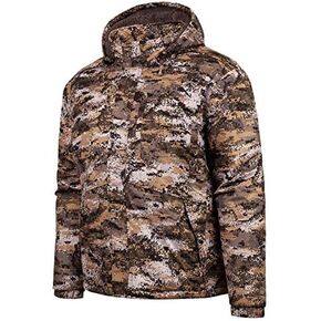 Huntworth Fairbanks Men's Heavy Weight Waterproof Parka Jacket, Disruption Camo, Large