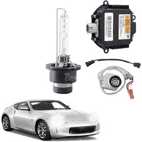 2PCS 28474-89904 Xenon HID Headlight Ballast Control Unit w/D2S Replacement for Nissan 350Z Coupe 2003-2009 for Infiniti G35 G37 M35 M45 M56 FX35 FX50 QX70 28474-89907 HID Ballast with Ignitor