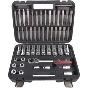 50-Piece Shock Absorber Strut Nut Socket Set Master Suspension Strut Nut Removal and Installation Kit for Automotive Repairs