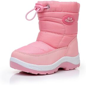 Blikcon Boys Girls Snow Boots Slip Resistant Waterproof Winter Boots (Toddler/Little Kid)