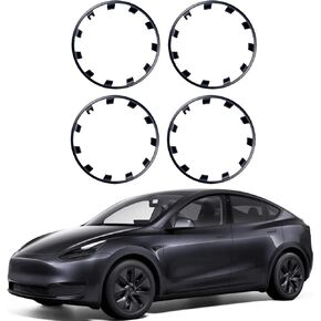Rim Protector 21 Inches Compatible with Tesla Model Y Guard Rim Hubcap Cover Trim Rings Exterior Accessories,4Pcs