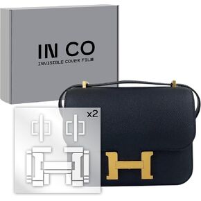 INCO Hardwear Protective Film for Hermes Constant 18, 2 Packs, Invisible Finish, Anti-Scratch