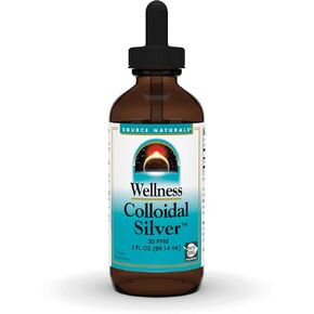 Source Naturals Wellness Colloidal Silver 30 ppm, Supports Physical Well Being* - 2 Fluid oz