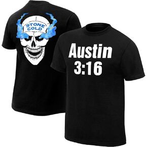JFtees Austin 3:16 Front Smoking Skull Back T-Shirt