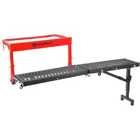 Powerbuilt Double Platform Truck Tire Step, SUV, 48 Inch Adjustable Dual Width, 350 Pound Capacity - 941916ECE