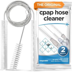 resplabs CPAP Hose Cleaning Brush 8 in 1 CPAP Cleaner for 22mm, 15mm CPAP Tubing, Mask, Cushions, Humidifiers & Water Chambers