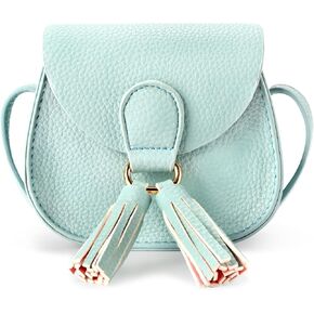 mibasies Kids Purse for Little Girls Toddler Crossbody Bag with Tassel, 2 Year Old Girl Gifts