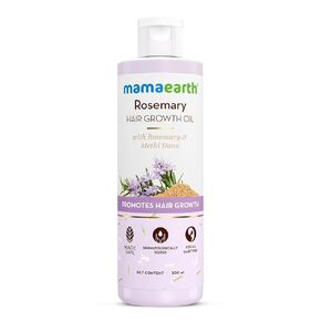 Mamaearth Rosemary Hair Growth Oil | Anti Hair Fall Tonic | Strengthening Oil with Fenugreek Seed | Gives Soft, Smooth, Shiny & Strong Hair | 6.76 Fl Oz/200 ml