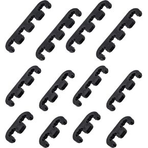 12Pcs Spark Plug Wire Separator, Spark Plug Wire Holder,Spark Plug Wire Loom Car Engine Spark Plug Separators Ignition Wire Separators Holder Divider Kit for 7mm 8mm 8.5mm 8.8mm Spark Plug Wire
