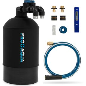 PRO+AQUA Portable Spotless 1,545 Gallon Deionizer Spot-Free System for Car & RV Wash, Auto Detailing, High Capacity Spotless Rinse for all Vehicles, Trailers, Motorcycles, Boats, Yachts