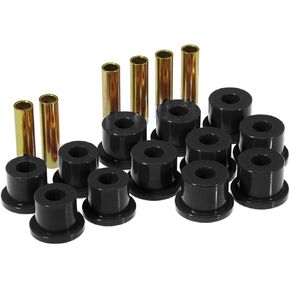 Prothane 7-1008-BL Black Rear Spring Eye and Shackle Bushing Kit