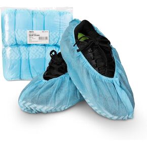 Dukal Shoe Cover, Non-Skid, Non Sterile, One Size, Blue (Pack of 300)