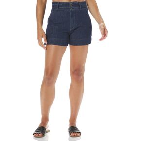 PAIGE Women's Dani Wide Waistband Short with Triple Button