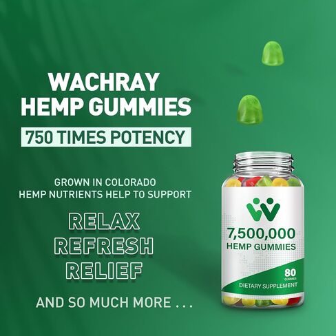 3 Packs Organic Hemp Gummies 7,500,000 High Strength - High Potency Hemp Oil Infused Gummies - Natural Hemp Candy Supplements - 240 Gummies in Saudi Arabia