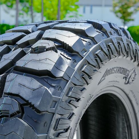 Armstrong Desert Dog MT M/T Mud Off-Road Light Truck Radial Tire-35X12.50R17LT 35X12.50X17 35X12.50-17 121Q نطاق التحميل E LRE 10 طبقات BSW جدار جانبي أسود in Kuwait