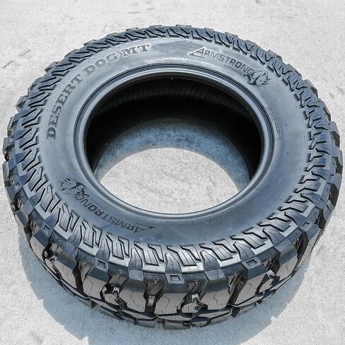 Armstrong Desert Dog MT M/T Mud Off-Road Light Truck Radial Tire-35X12.50R17LT 35X12.50X17 35X12.50-17 121Q نطاق التحميل E LRE 10 طبقات BSW جدار جانبي أسود in Kuwait