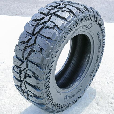 Armstrong Desert Dog MT M/T Mud Off-Road Light Truck Radial Tire-35X12.50R17LT 35X12.50X17 35X12.50-17 121Q نطاق التحميل E LRE 10 طبقات BSW جدار جانبي أسود in Kuwait