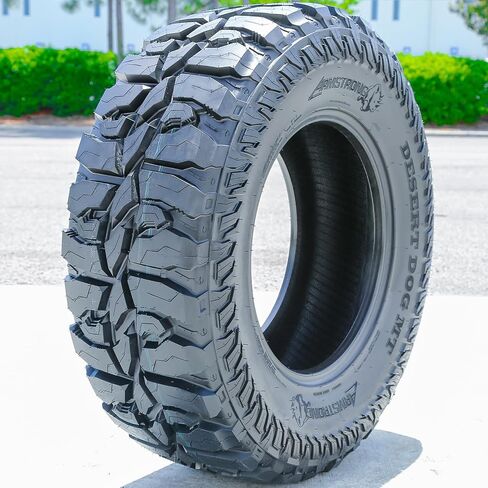 Armstrong Desert Dog MT M/T Mud Off-Road Light Truck Radial Tire-35X12.50R17LT 35X12.50X17 35X12.50-17 121Q نطاق التحميل E LRE 10 طبقات BSW جدار جانبي أسود in Kuwait