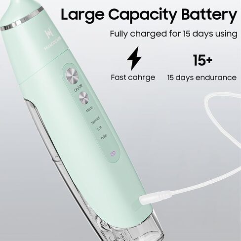 Water Flosser,Water Flosser Equipped with Two Water Tanks for Home and Travel,3 Modes Dental Oral Irrigator,Portable,IPX7 Waterproof,Powerful Battery Life, Water Dental Flossers for Teeth in Saudi Arabia