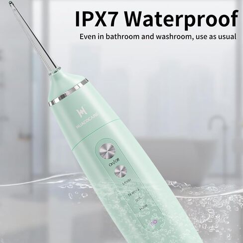 Water Flosser,Water Flosser Equipped with Two Water Tanks for Home and Travel,3 Modes Dental Oral Irrigator,Portable,IPX7 Waterproof,Powerful Battery Life, Water Dental Flossers for Teeth in Saudi Arabia