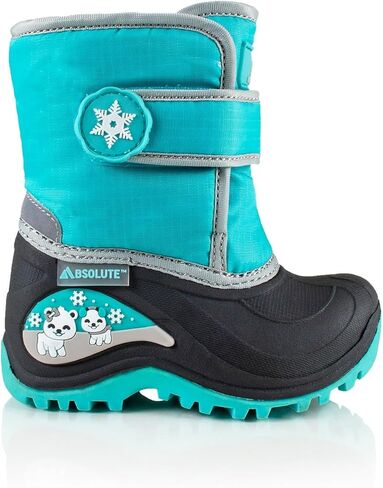 Absolute Toddler Little Kids High Snow Winter Boots, Warm, Insulated, Waterproof Shell in Saudi Arabia